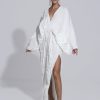 Full Length Dresses Lidee Woman | De Luxe Gown - Blanc Crepe