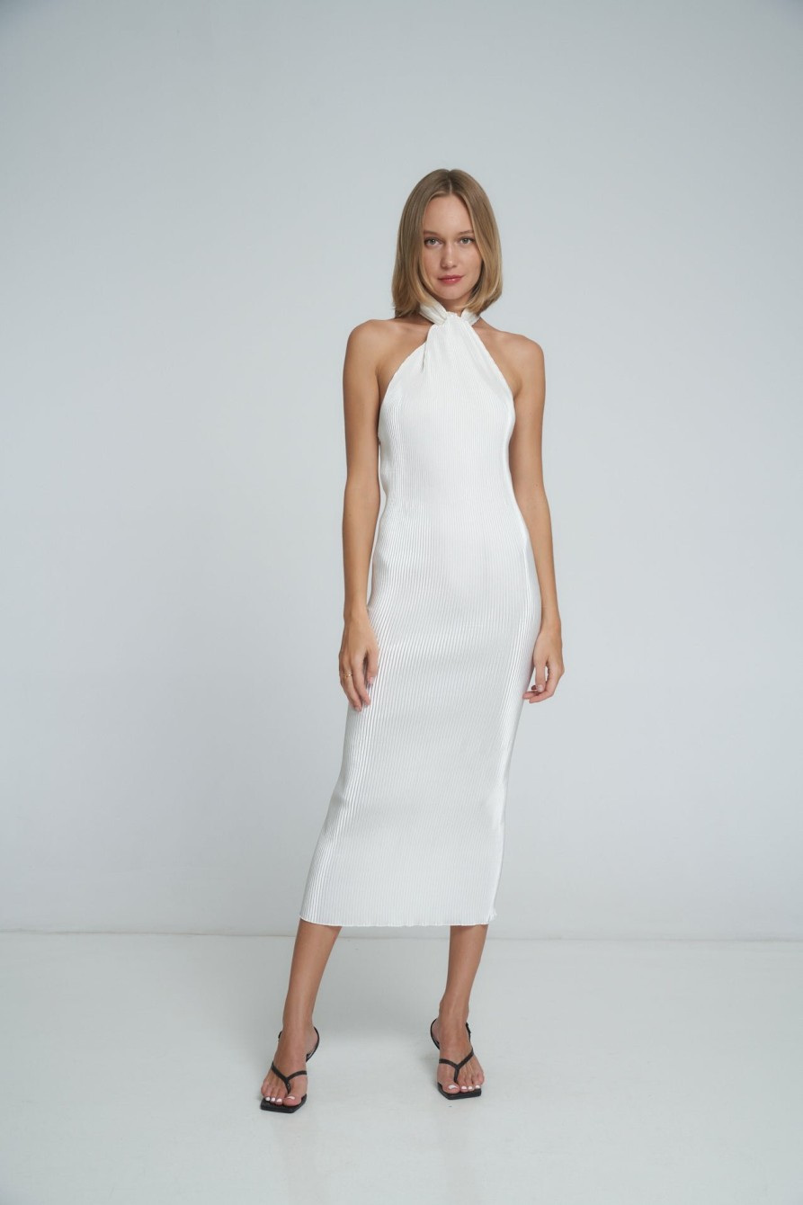 Midi Dresses Lidee Woman | Klum Gown - Blanc