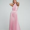 Jumpsuits Lidee Woman | Low Back Cinema Jumpsuit - Pink