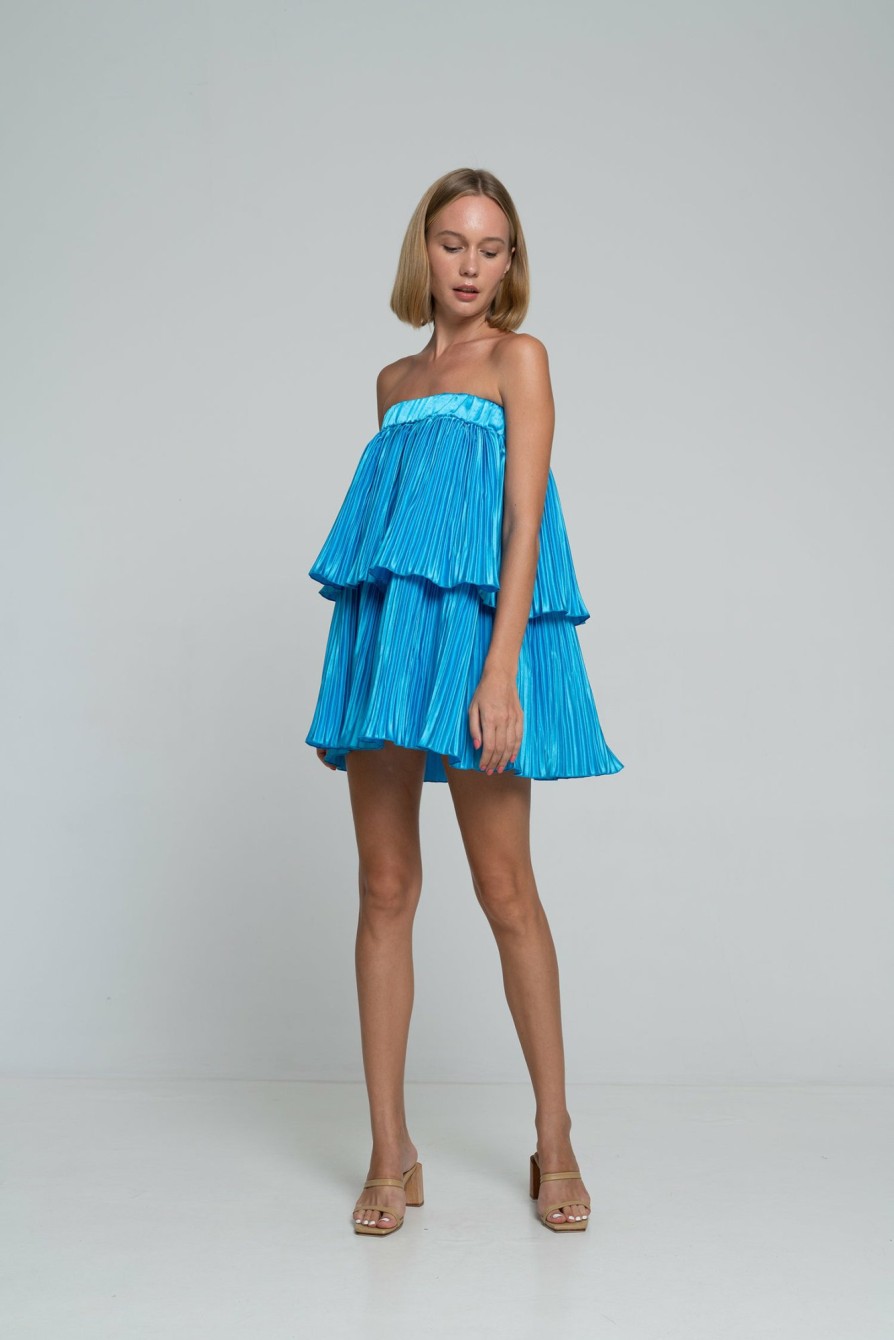 Mini Dresses Lidee Woman | Reveries Mini - Cloud Blue