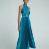 Midi Dresses Lidee Woman | Renaissance Gown - Teal