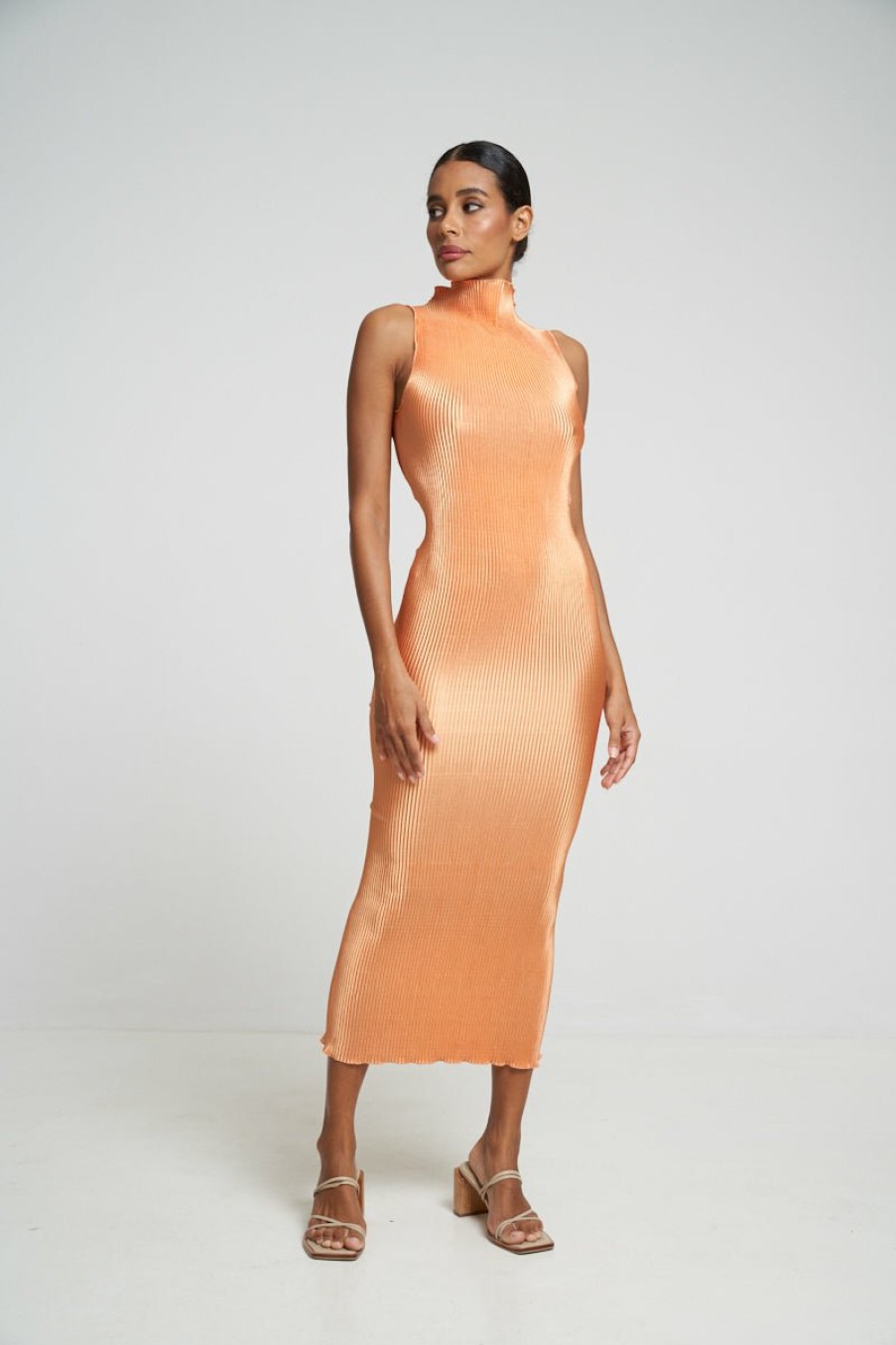 Midi Dresses Lidee Woman | Gisele Gown - Sunset