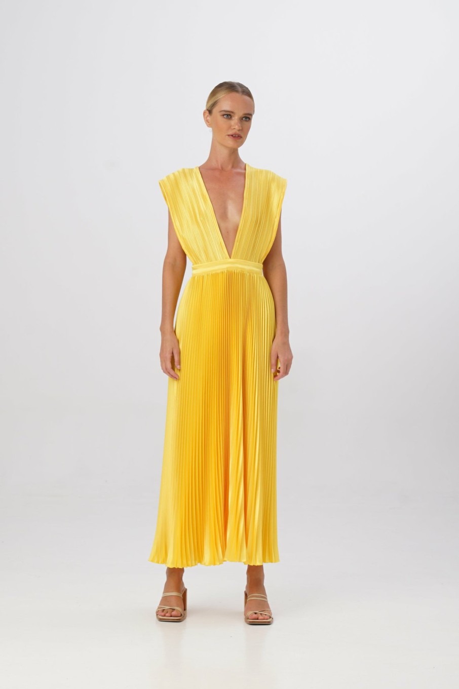 Midi Dresses Lidee Woman | Gala Gown - Canary