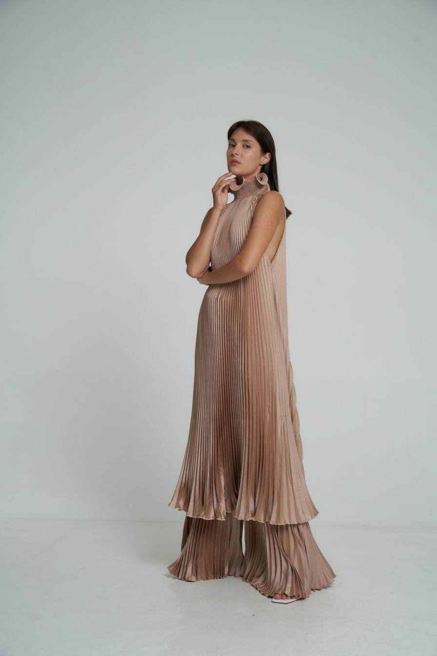 Midi Dresses Lidee Woman | Exquise Gown - Latte