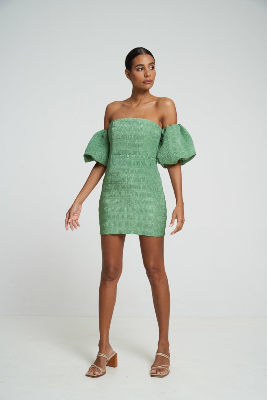 Mini Dresses Lidee Woman | Art Deco Mini - Sea Green