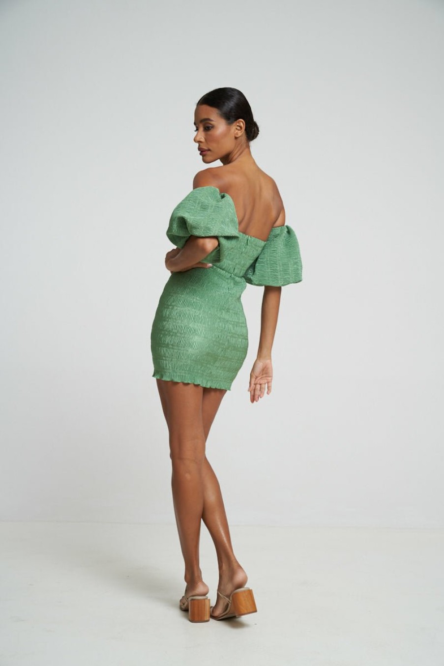 Mini Dresses Lidee Woman | Art Deco Mini - Sea Green