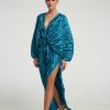 Full Length Dresses Lidee Woman | De Luxe Gown - Teal