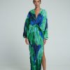 Full Length Dresses Lidee Woman | De Luxe Gown - Capri Green