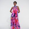 Full Length Dresses Lidee Woman | Opera Gown - Capri Pink