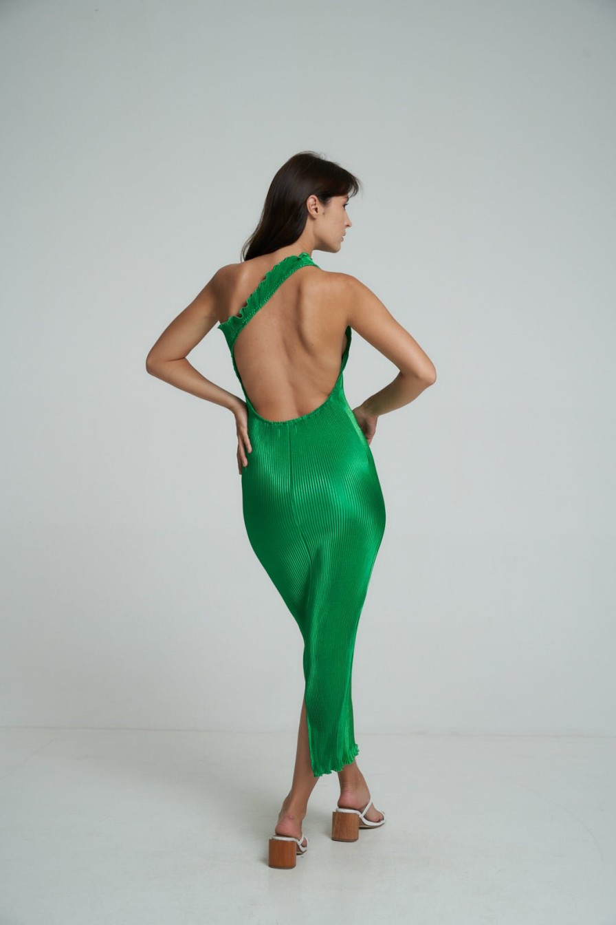 Midi Dresses Lidee Woman | Naomi Gown - Bright Green