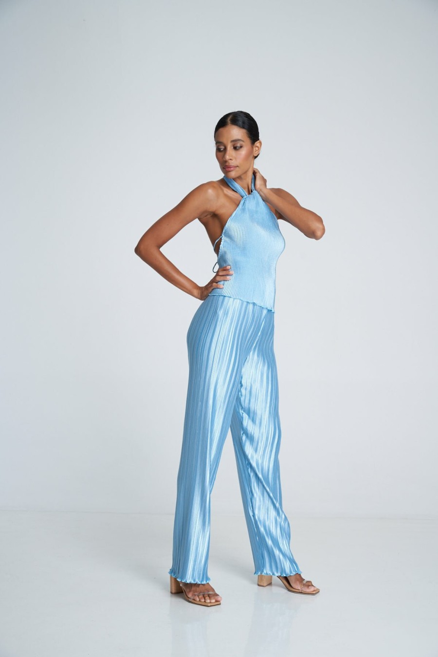 Bottoms Lidee Woman | Le Salon Pant - Summer Blue