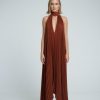 Full Length Dresses Lidee Woman | Opera Gown - Terracotta