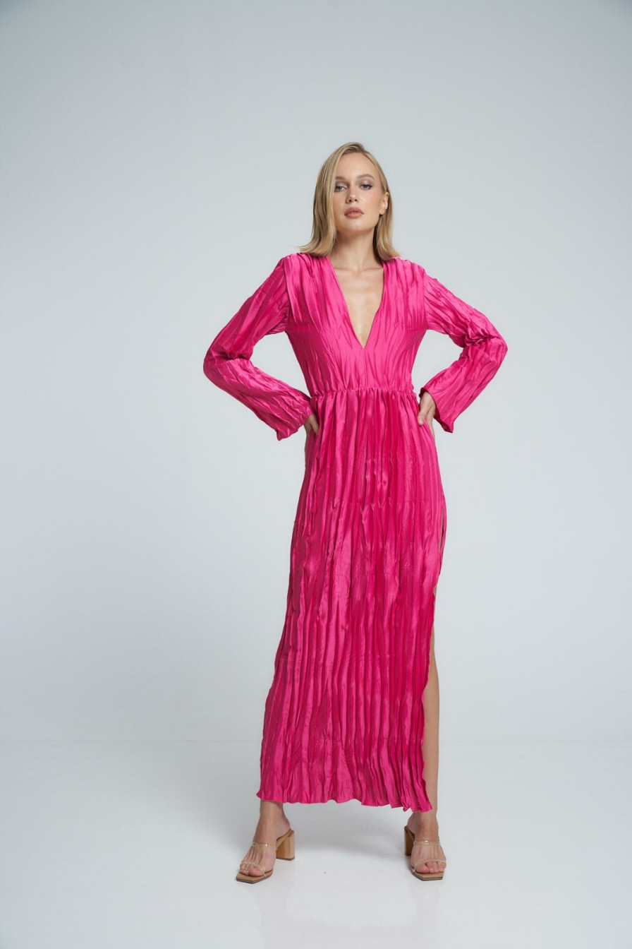 Full Length Dresses Lidee Woman | Costes Maxi - Cerise