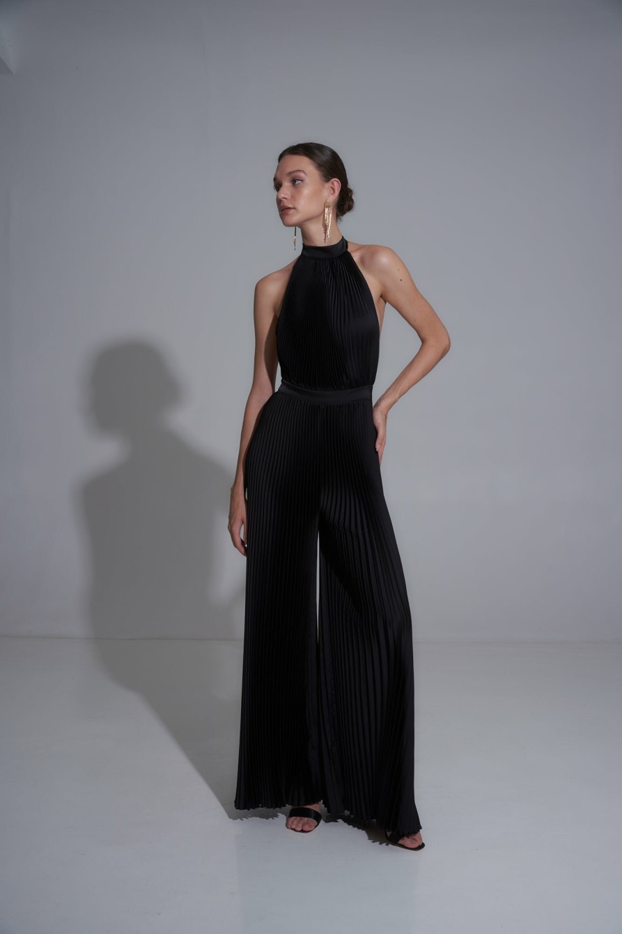 Jumpsuits Lidee Woman | Low Back Cinema Jumpsuit - Noir