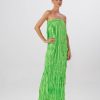 Midi Dresses Lidee Woman | Romantique Dress - Neon Lime