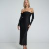 Midi Dresses Lidee Woman | Gatsby Gown - Black