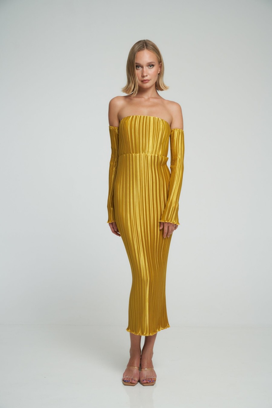 Midi Dresses Lidee Woman | Gatsby Gown - Marigold