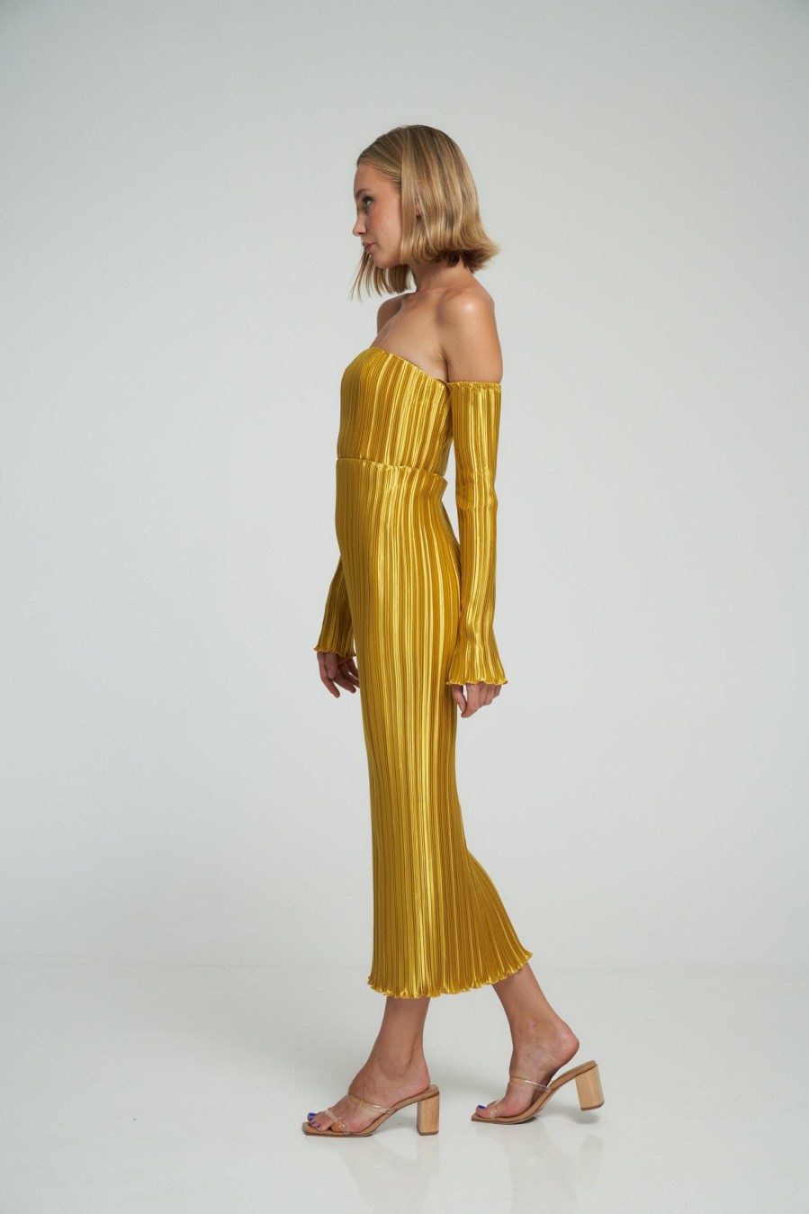 Midi Dresses Lidee Woman | Gatsby Gown - Marigold