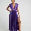 Midi Dresses Lidee Woman | Gala Split Gown - Arabia