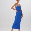 Midi Dresses Lidee Woman | Aurore Gown - Moroccan Blue