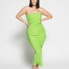 Midi Dresses Lidee Woman | Aurore Gown - Neon Lime