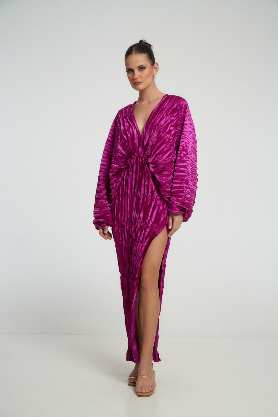 Full Length Dresses Lidee Woman | De Luxe Gown - Magenta