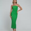 Midi Dresses Lidee Woman | Aurore Gown - Bright Green