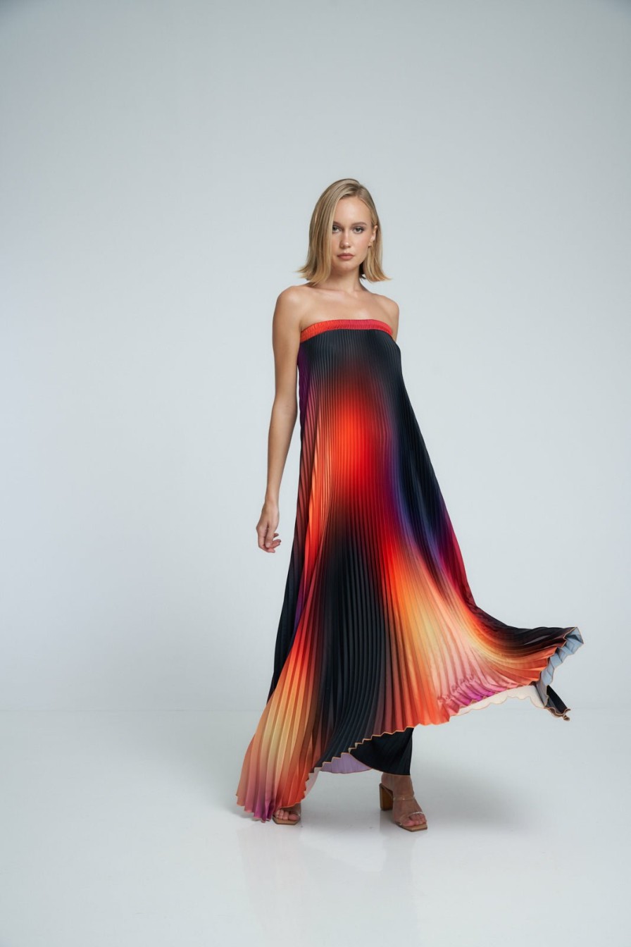 Full Length Dresses Lidee Woman | Elle Gown - Fire