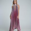 Full Length Dresses Lidee Woman | Opera Gown - Mauve Ombre