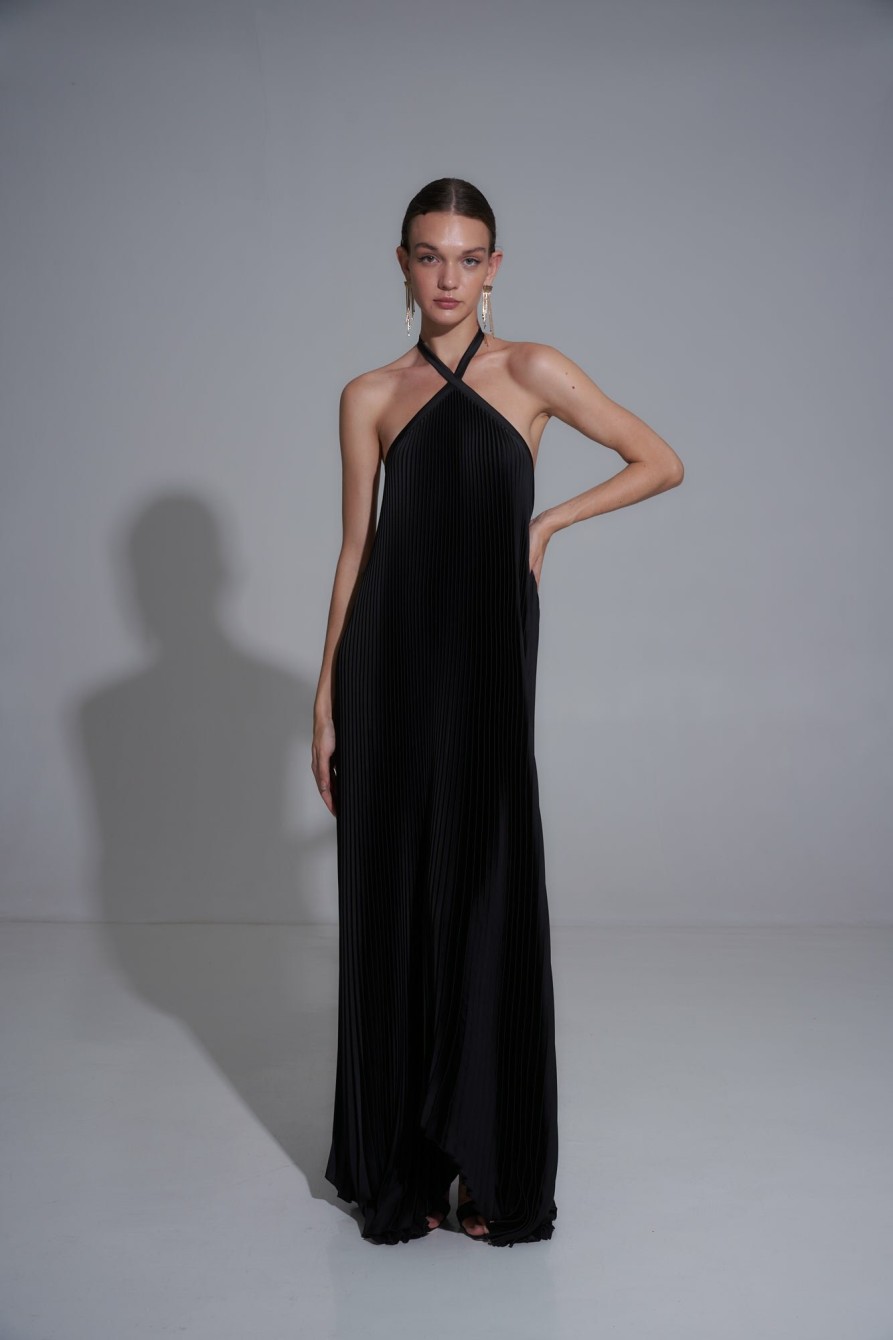 Full Length Dresses Lidee Woman | Deesse Gown - Noir