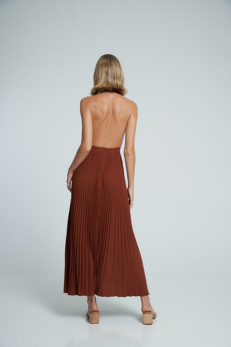 Midi Dresses Lidee Woman | Chateau Gown - Terracotta