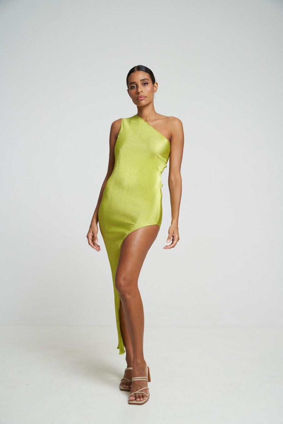 Midi Dresses Lidee Woman | Gigi Split Gown - Mojito